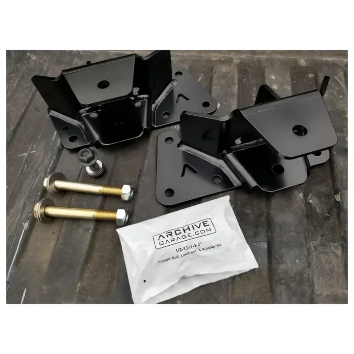 1972-1993 1st Gen Dodge Ram 64 ” ( “63 “) Chevy Spring Swap Rear Hangers Cummins W250 W150 W350