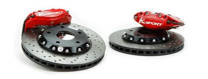 1993-1998 Impreza ProComp 4 Piston Rear Big Brake System by Ksport