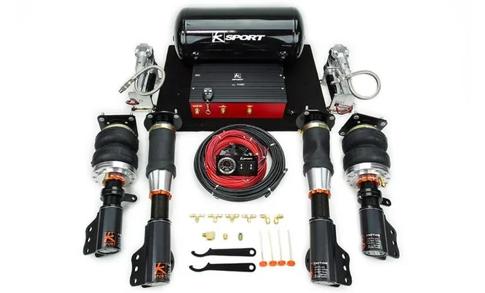 2008-2014 C Class (C230, C300, C350) Airtech Deluxe Air Suspension System by Ksport