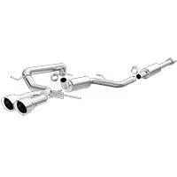 2013-2018 Ford Focus Cat Back Exhaust; Dual Center Rear Exit by Magnaflow (15155)