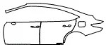 2020 Lexus ES Luxury Door and Rear Fender Kit – PPF