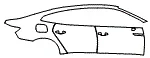 2022 Volkswagen Arteon SEL R-Line Rear Fender and Door Kit – PPF