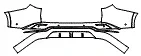 2025 Lexus TX 500h F Sport Performance Rear Bumper Kit – PPF