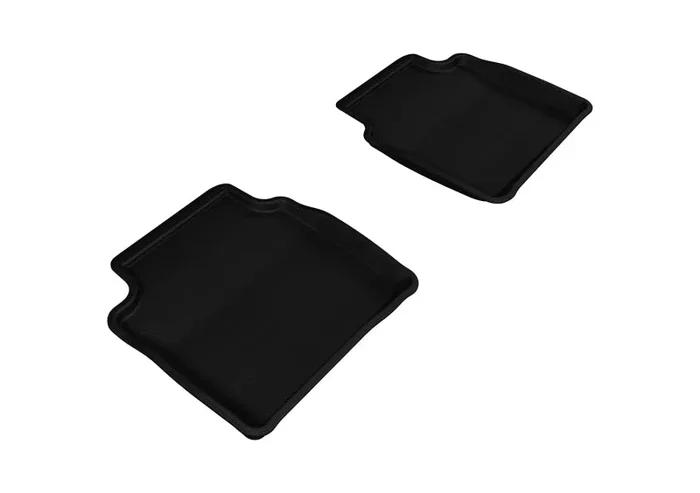 3D MAXpider 2008-2012 Chevrolet Malibu Kagu 2nd Row Floormats – Black