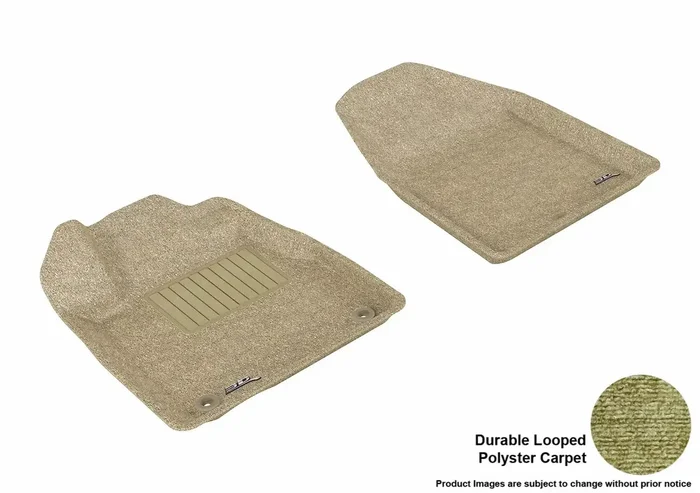 3D MAXpider L1AC00012202 – CLASSIC Floor Mat Tan 2 pc. Front [Available While Supplies Last]