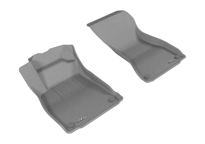 3D MAXpider L1AD04211501 – KAGU Floor Mat Gray 2 pc. Front [Available While Supplies Last]
