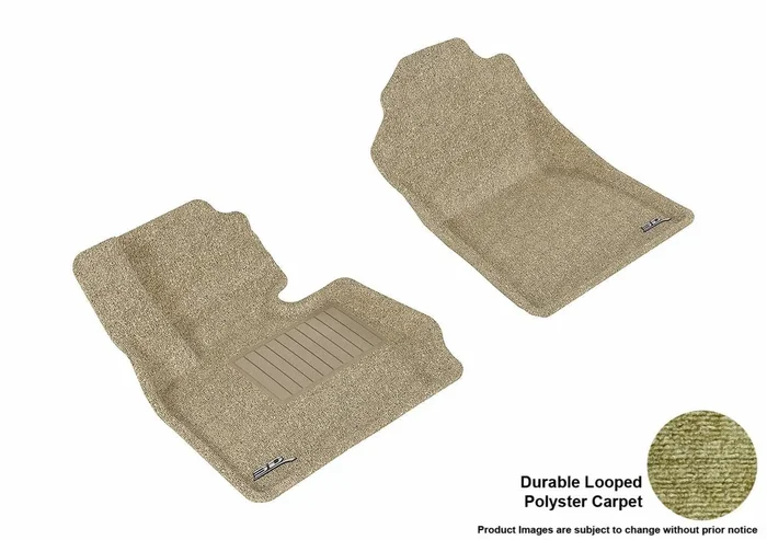 3D MAXpider L1BM03212202 – CLASSIC Floor Mat Tan 2 pc. Front [Available While Supplies Last]