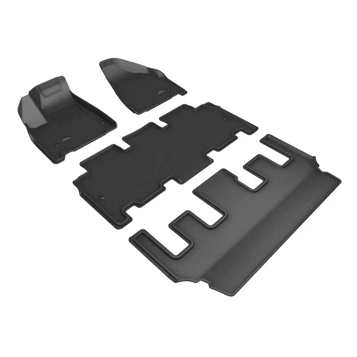 3D MAXpider L1CY00901509 – KAGU Floor Mat Black 4 pc. 2 Front Row 1 2nd 3rd