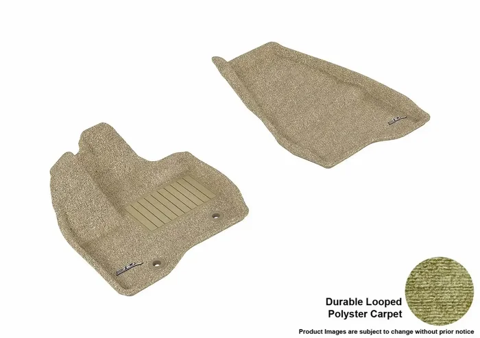 3D MAXpider L1FR03612202 – CLASSIC Floor Mat Tan 2 pc. Front [Available While Supplies Last]