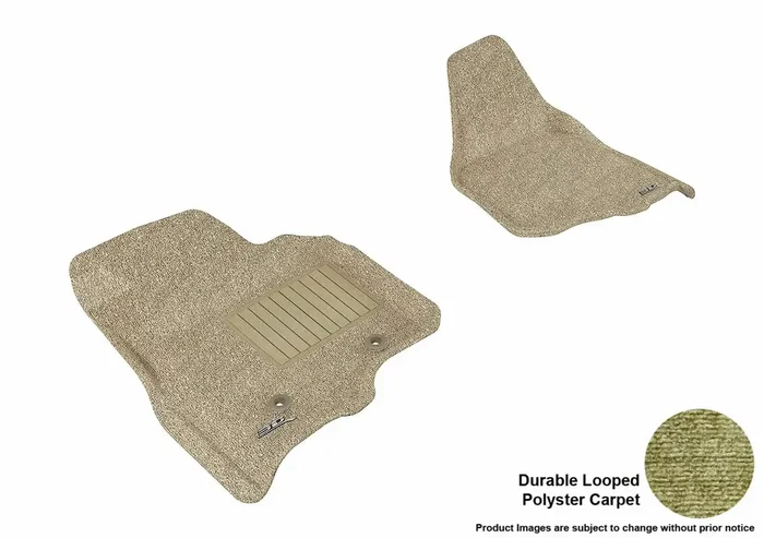 3D MAXpider L1FR07012202 – CLASSIC Floor Mat Tan 2 pc. Front [Available While Supplies Last]