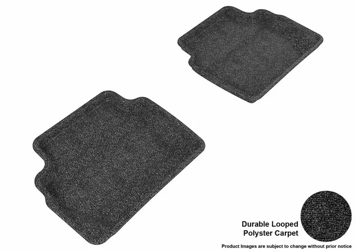 3D MAXpider L1FR08022209 – CLASSIC Floor Mat Black 2 pc. Rear [Available While Supplies Last]