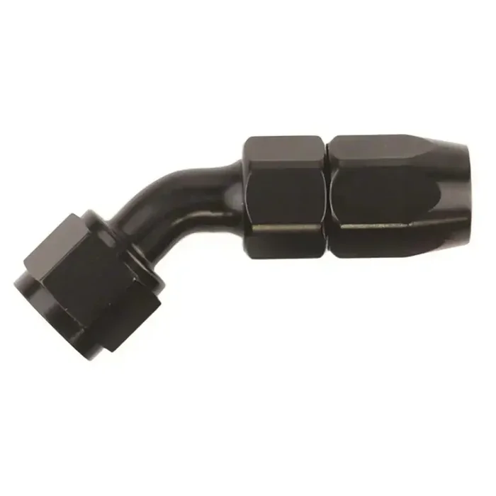 -4AN X 45 BLK HOSE END