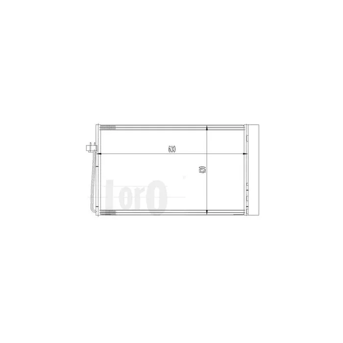 Abakus 0040160018 Air Conditioning Condenser