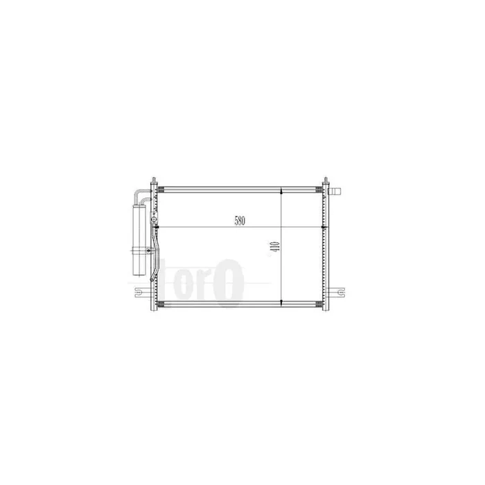 Abakus 0070160001 Air Conditioning Condenser
