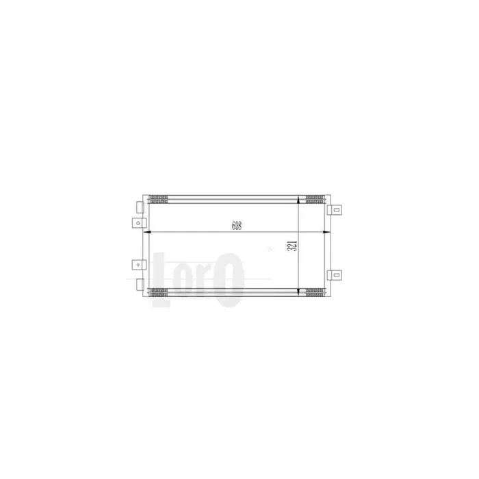 Abakus 0160160002 Air Conditioning Condenser for Fiat Punto II Hatchback (188)