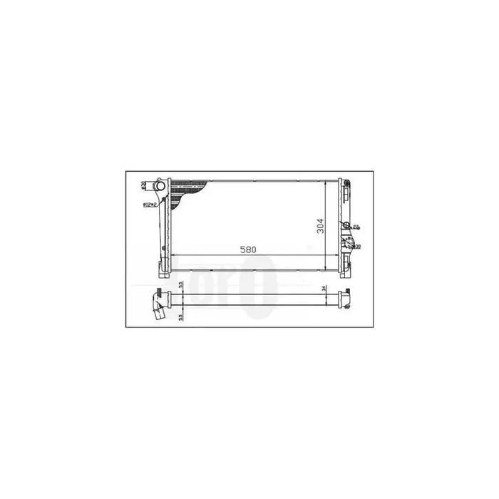 Abakus 0160170053 Engine Radiator