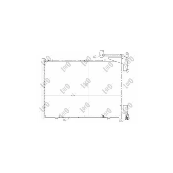 Abakus 0170160039 Air Conditioning Condenser