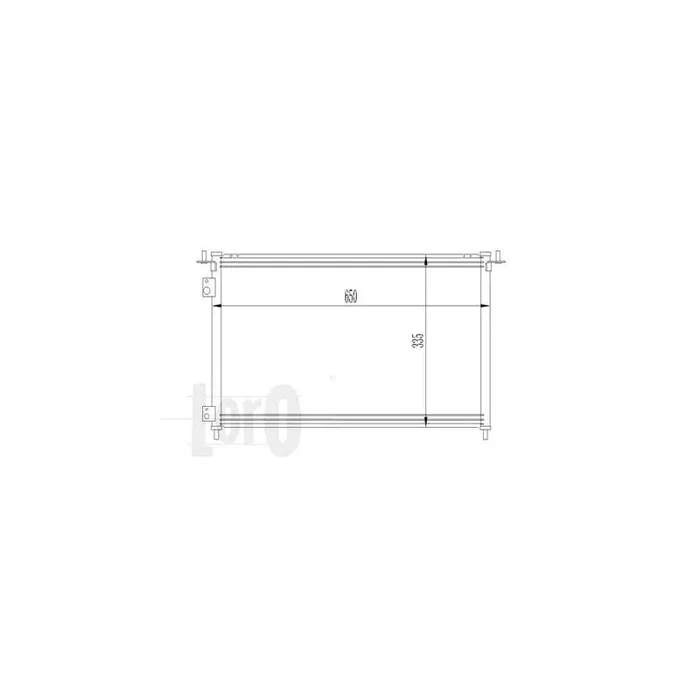 Abakus 0180160017 Air Conditioning Condenser