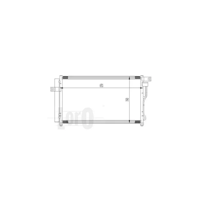 Abakus 0190160019 Air Conditioning Condenser for Hyundai Accent