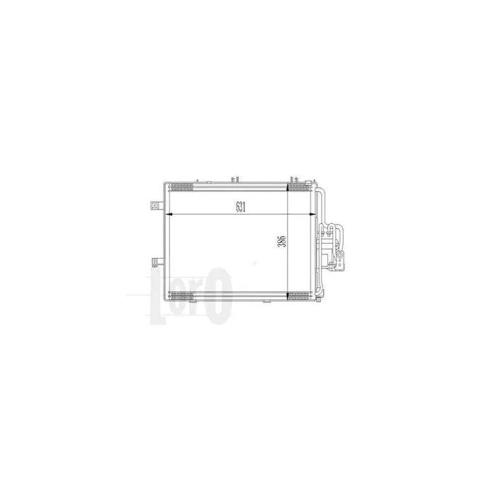 Abakus 0370160010 Air Conditioning Condenser