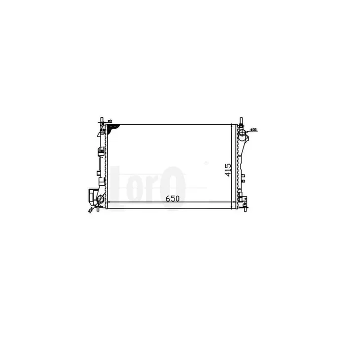 Abakus 0370170026 Engine Radiator
