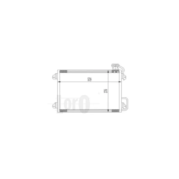 Abakus 0420160014 Air Conditioning Condenser