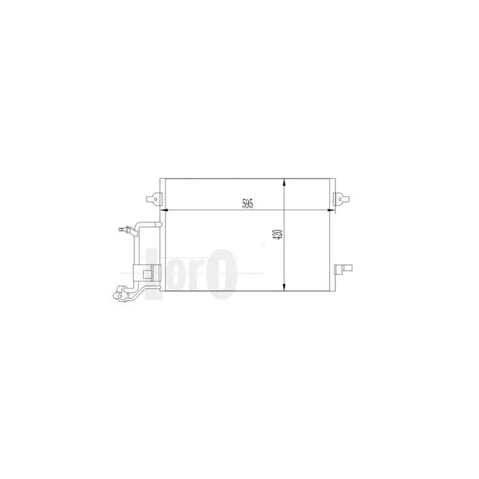 Abakus 0530160014 Air Conditioning Condenser