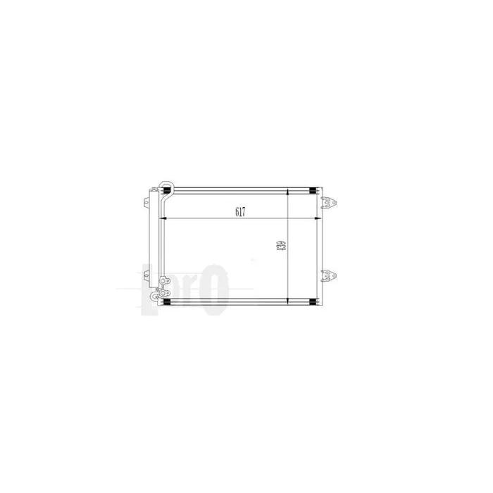 Abakus 0530160018 Air Conditioning Condenser