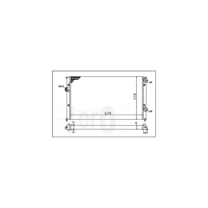 Abakus 0530170004 Engine Radiator