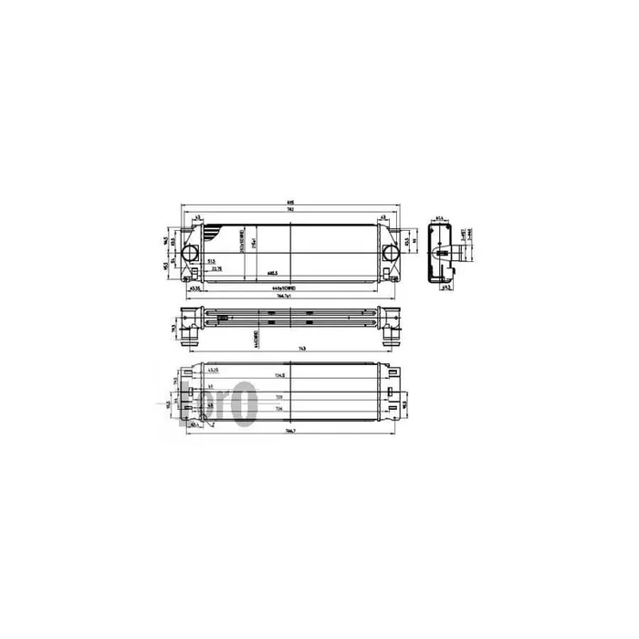 Abakus 0540180009 Intercooler Suitable for Mercedes-Benz Sprinter