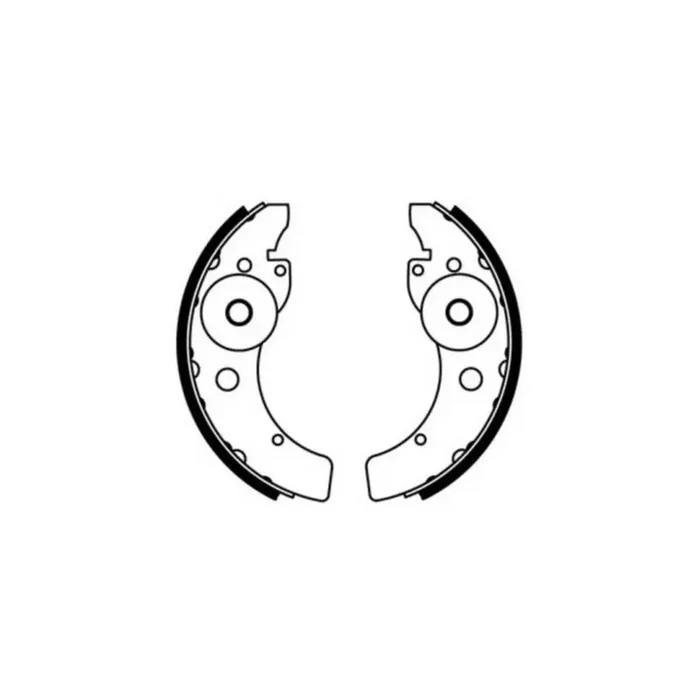 ABE C00017ABE Brake Shoe Set