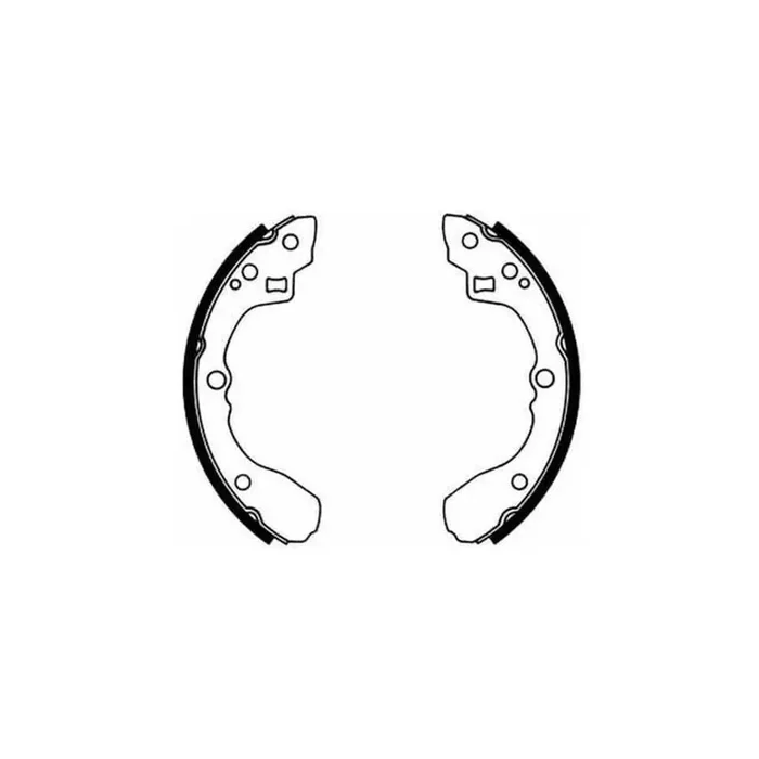 ABE C03005ABE Brake Shoe Set for Mazda 626