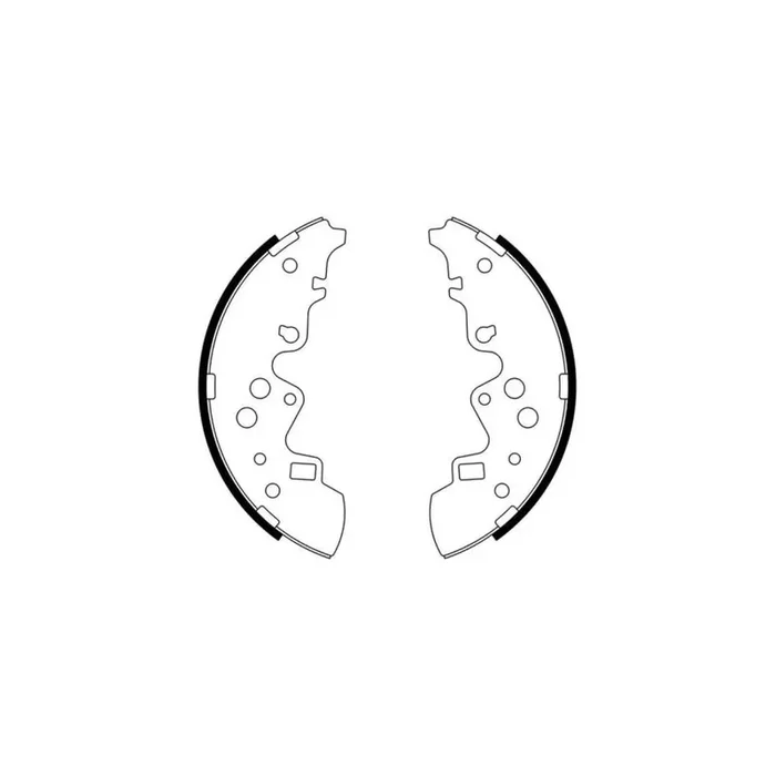ABE C03052ABE Brake Shoe Set for Mazda E-Series Van (Sr2)