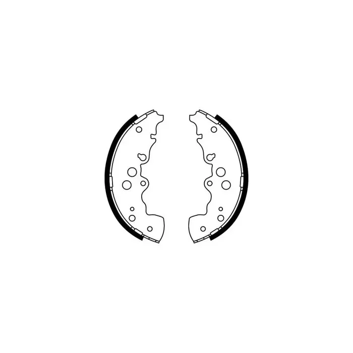 ABE C08023ABE Brake Shoe Set for Suzuki Grand Vitara I Off-Road (Ft, Ht)