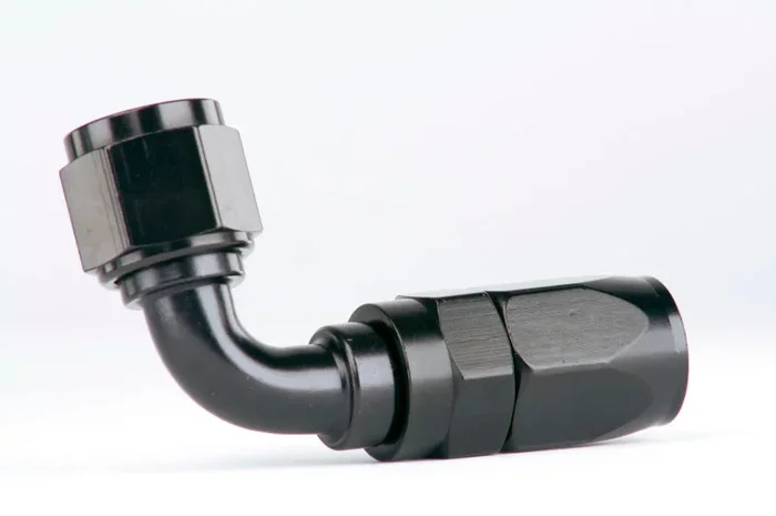 Aeromotive Hose End – AN-08 – 90 Deg