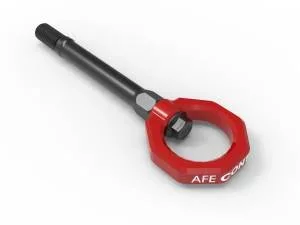 aFe CONTROL Front Tow Hook Red Chevrolet Corvette (C8) 20-23 V8-6.2L – 450-401014-R