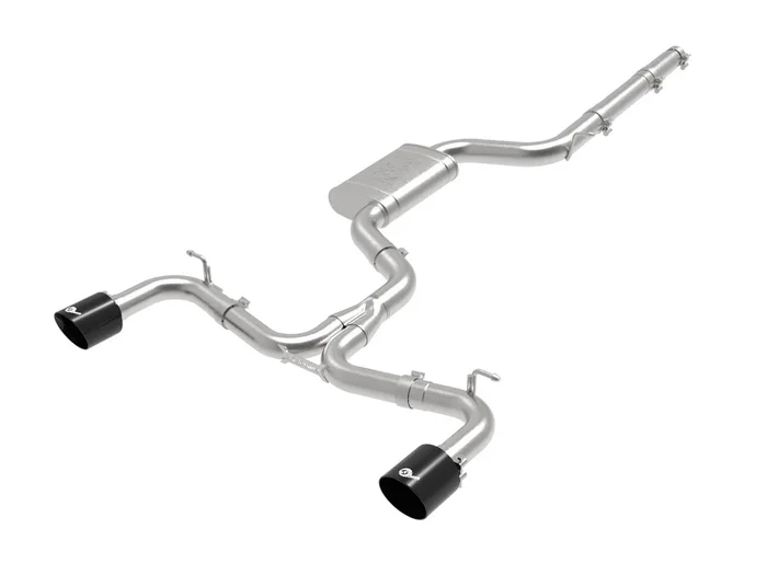 aFe Exhaust VW GTI (2018-2021) 3 ” to 2.5 ” Mach Force-XP Series in 304 Stainless Steel w/ Dual Tips
