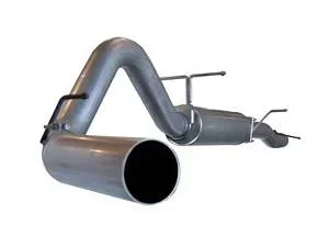aFe Power Large Bore-HD 4 IN 409 Stainless Steel Cat-Back Exhaust System w/o Tip Ford Diesel Trucks 03-07 V8-6.0L (td) – 49-13003