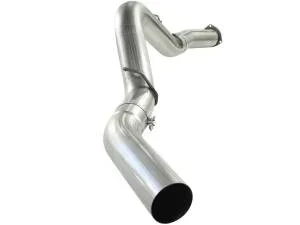 aFe Power Large Bore-HD 5 IN 409 Stainless Steel DPF-Back Exhaust System GM Diesel Trucks 07.5-10 V8-6.6L (td) LMM – 49-44040