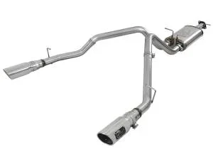 aFe Power MACH Force-Xp 3 IN Stainless Steel Cat-Back Exhaust System w/ Dual Polish Tips RAM 1500 (DT) 19-23 V8-5.7L HEMI – 49-42059-P