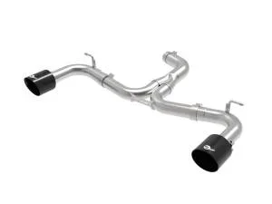 aFe Power MACH Force-Xp 3 IN to 2-1/2 IN Stainless Steel Axle-Back Exhaust System Black Volkswagen GTI (MK7.5) 18-21 L4-2.0L (t) – 49-36421-B