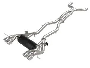 aFe Power MACH Force-Xp 3 IN to 2-1/2 IN Stainless Steel Cat-Back Exhaust System Polished BMW M3/M4 (G80/82) 21-23 L6-3.0L (tt) S58 – 49-36351-P
