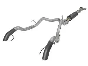 aFe Power MACH Force-Xp Cat-Back Exhaust System w/ Dual Hi-Tuck Black Tips Ford F-150 Raptor 17-20/F-150 Limited 19-20 V6-3.5L (tt) – 49-33095-B
