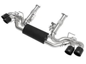 aFe Power MACH Force-Xp Cat-Back Exhaust w/ NPP Exhaust Valve Black Tip Chevrolet Corvette (C8) 20-23 V8-6.2L – 49-34124-B
