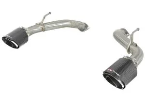 aFe Power Takeda 2-1/2 IN 304 Stainless Steel Axle-Back Exhaust System w/ Carbon Fiber Tip Infiniti Q60 17-22 V6-3.0L (tt) – 49-36133NM-C