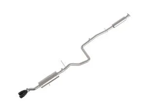 aFe Power Takeda 2-1/4 IN 304 Stainless Steel Cat-Back Exhaust System w/ Black Tip Ford Fiesta (Sedan) 14-19 L4-1.6L – 49-33134-B