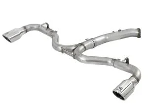 aFe Power Takeda 3 IN to 2-1/2 IN 304 Stainless Steel Axle-Back Exhaust w/ Polished Tip Hyundai Elantra GT 18-20 L4-1.6L (t) – 49-37002-1P