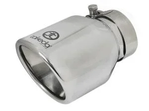 aFe Power Takeda 304 Stainless Steel Clamp-on Exhaust Tip Polished 2-1/2 IN Inlet x 4 IN Outlet x 6 IN L – 49T25404-P061