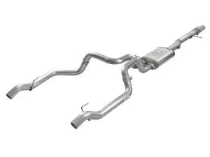 aFe Power Vulcan Series 4 IN to 3 IN 304 Stainless Cat-Back Exhaust System Retains OE Tip GM Silverado/Sierra 1500 19-23 V8-6.2L – 49-34101