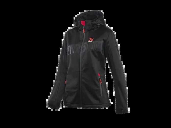 Akrapovic Womens Corpo Softshell Jacket Black – 2XL